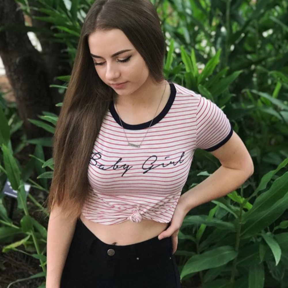 Fashion Nova Babygirl Crop Top